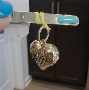 💗✨️18K Real Gold Chunky Heart Pendant Charm✨️💗